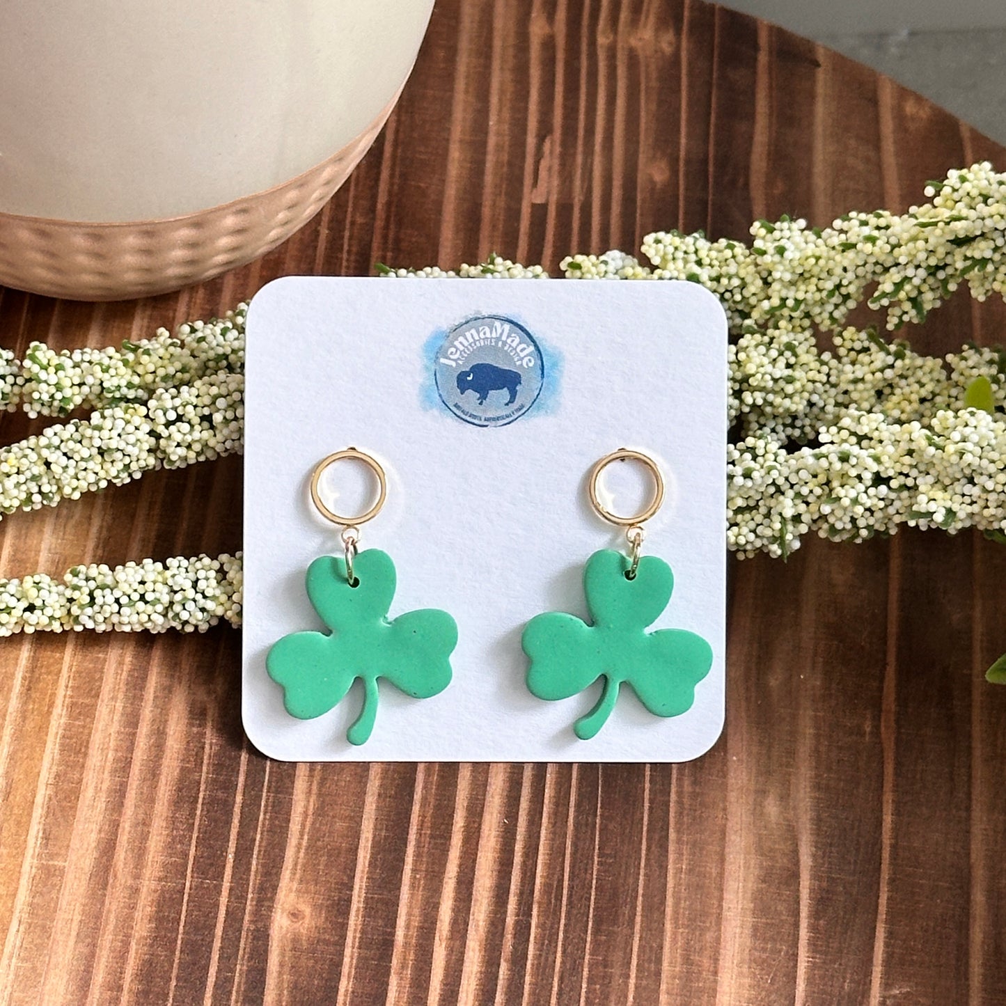 Shamrock Dangle Earrings