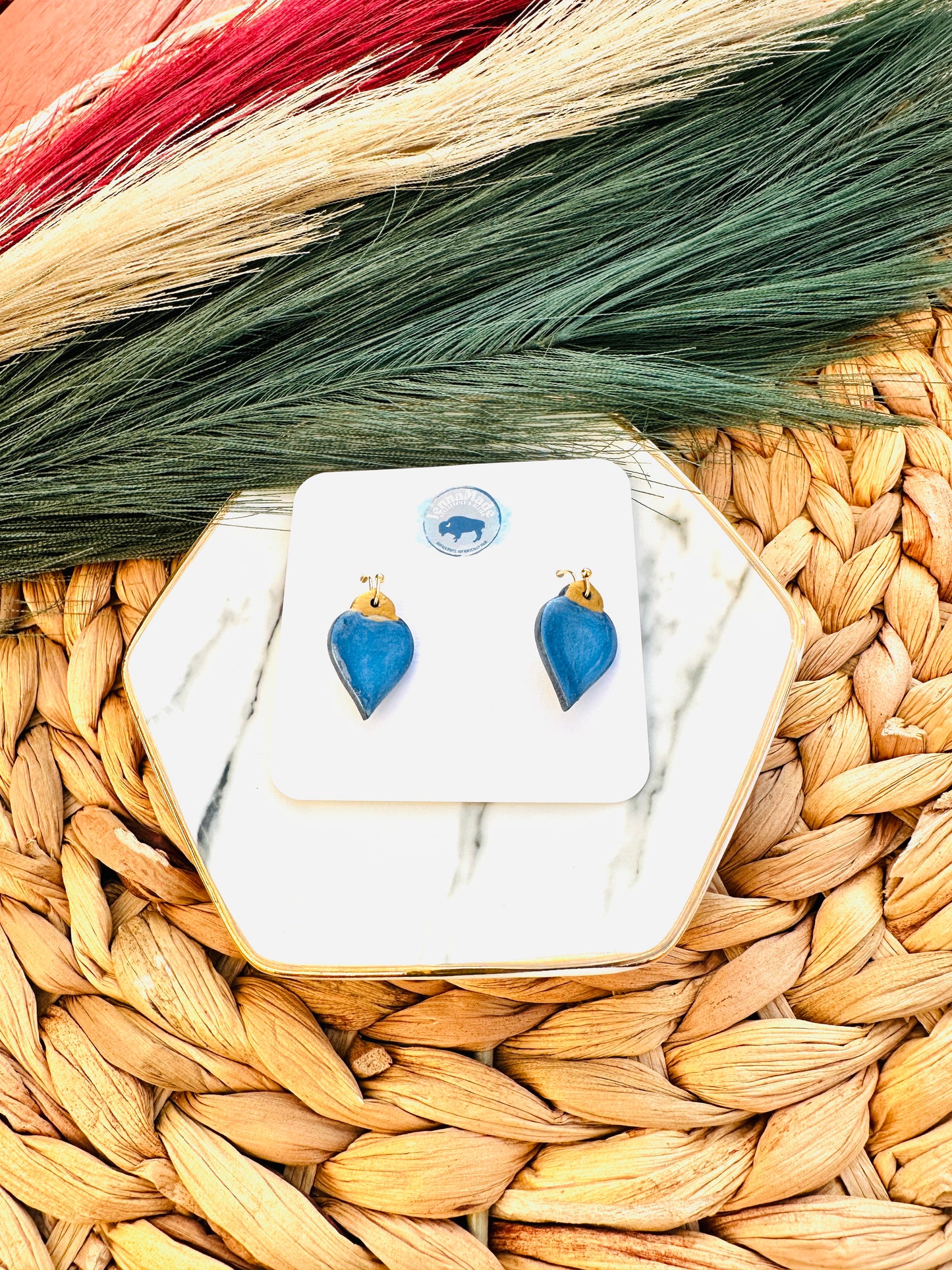 Frosted Ornament Drop Earrings