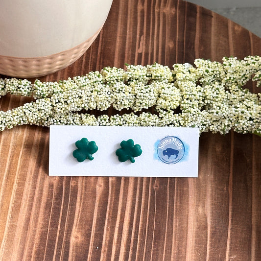 Shamrock Stud Earrings