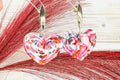Embossed Hearts Earrings