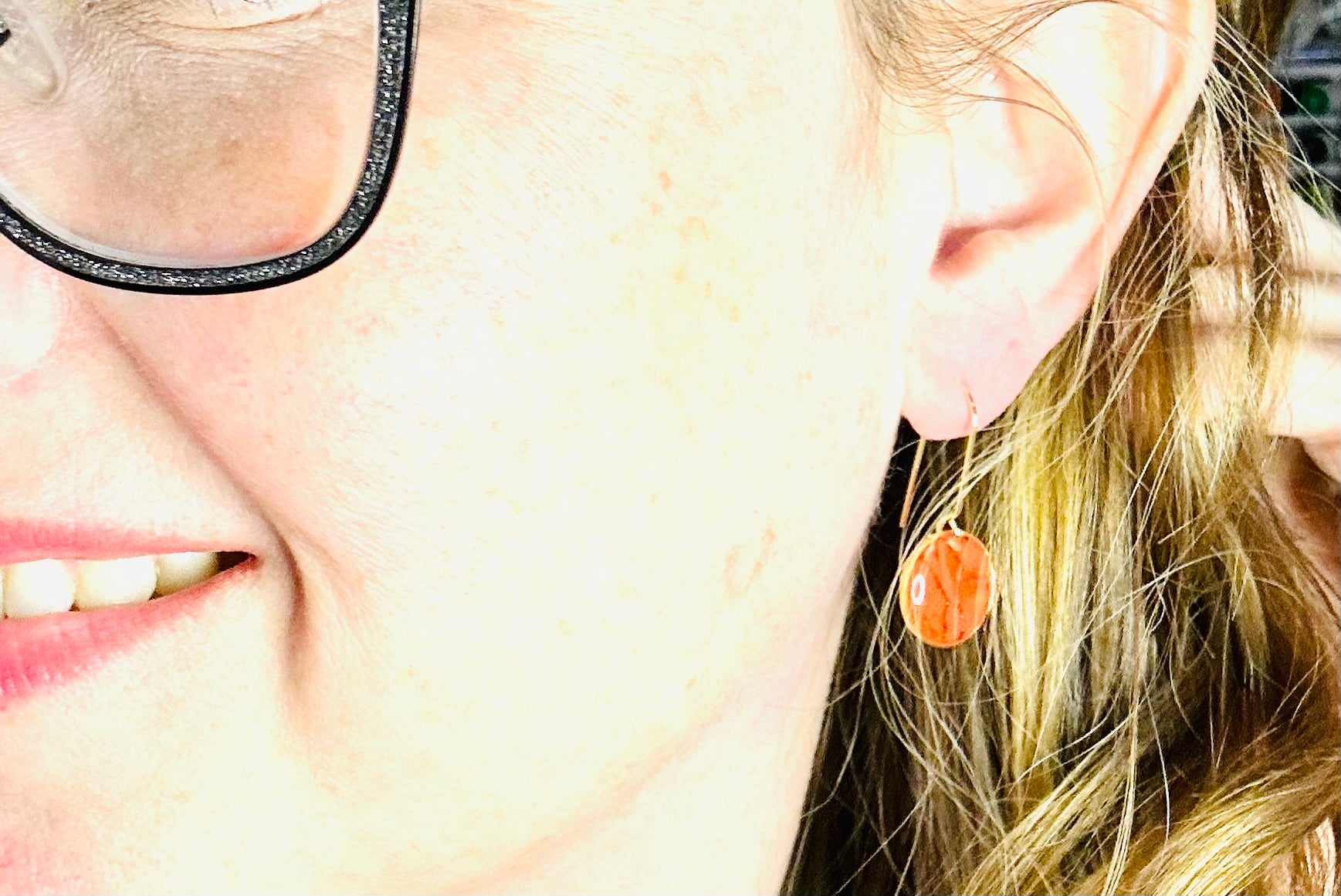 Ellie Earrings Red